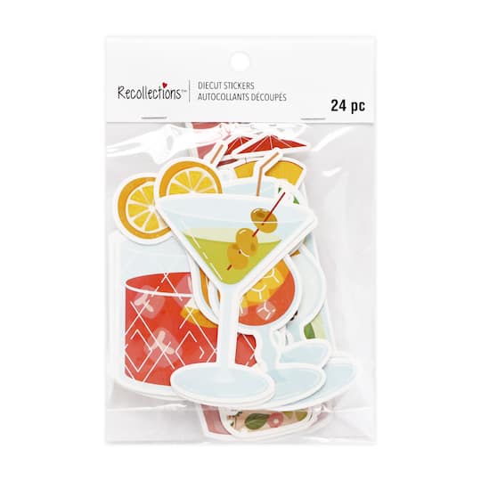 Cocktail Drinks Die Cut Stickers by Recollections™